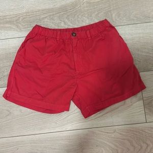 Chubbies Size XL Red Shorts 5”